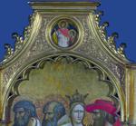 欧洲12-19世纪油画六_GIOVANNI d'Aalponte - Saints Raphael and Tobias - Roundel above Right Panel